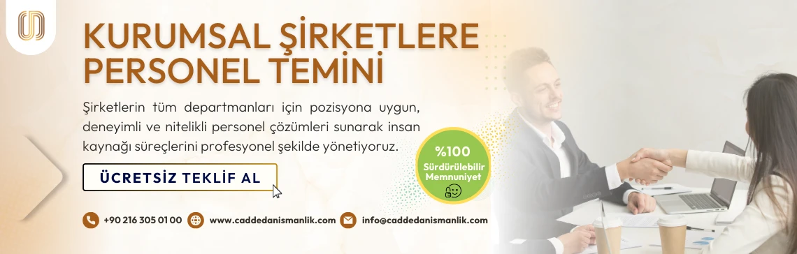 Kurumsal Şirketlere Personel Temini